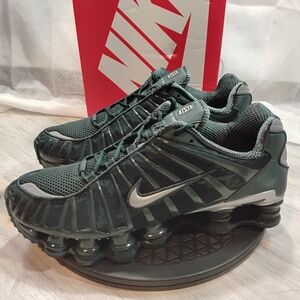 NEW Nike Men's SHOX TL Seaweed & Gunmetal Running/ Casual Sneakers SIZE 10 MENS